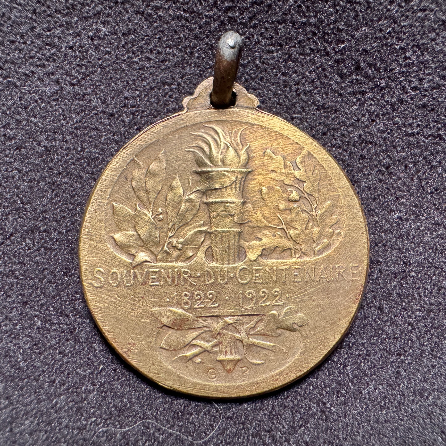 Médaille ancienne « centenaire de la mort de Louis Pasteur »