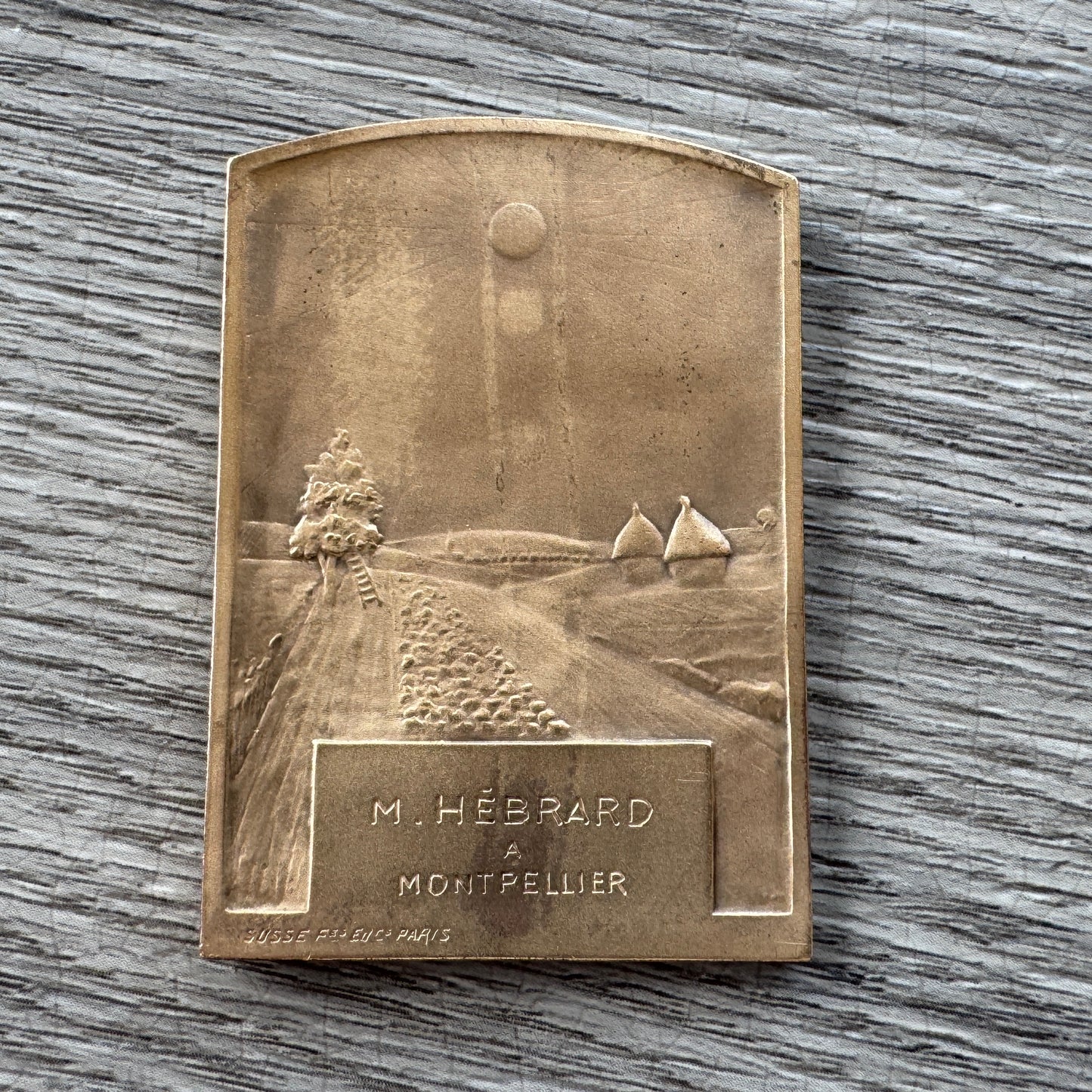 Plaque Art Deco par Delannoy « comptoir Français de l’azote »