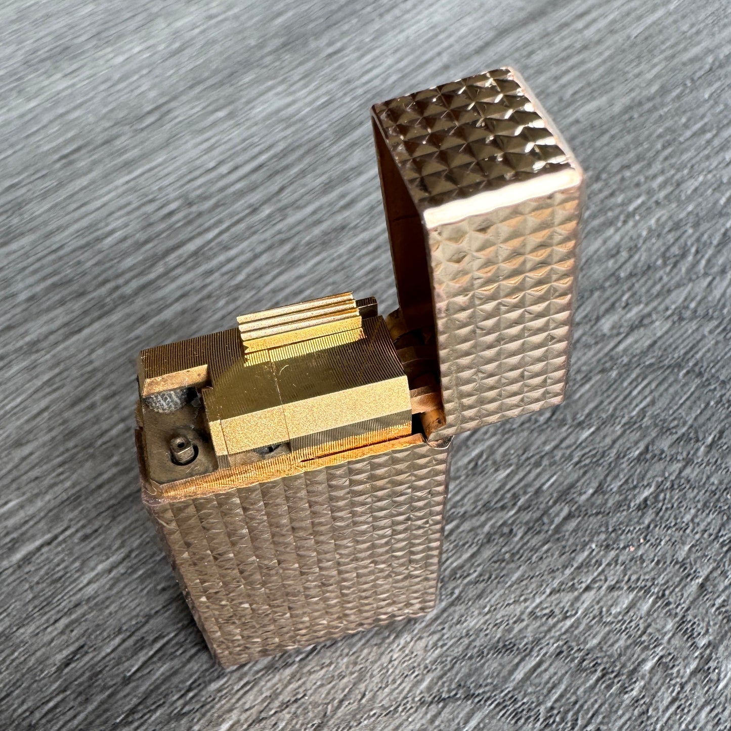 Briquet ancien VINCI FLAMINAIRE - Plaqué or