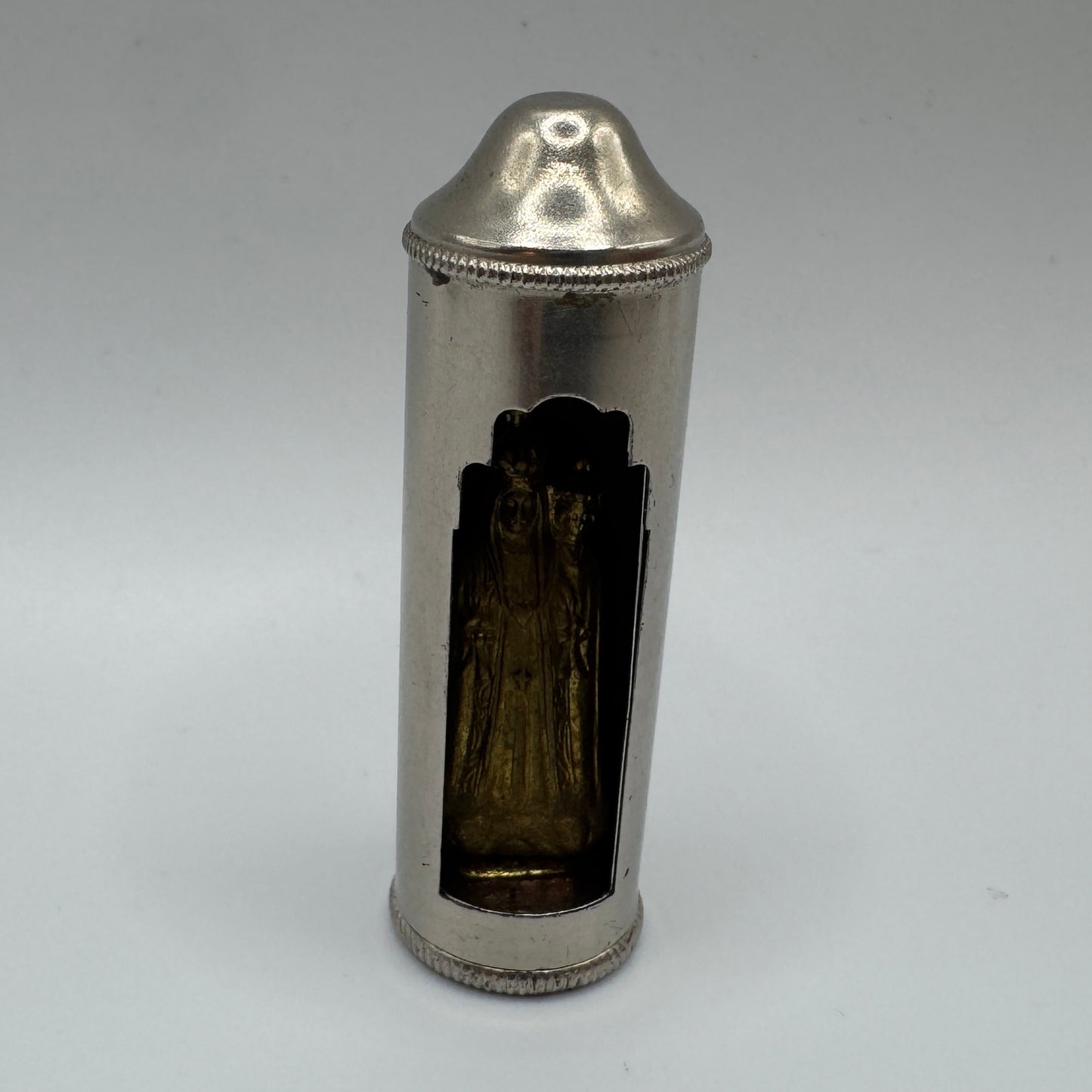 Objet ancien dévotion de voyage - Vierge à l’enfant