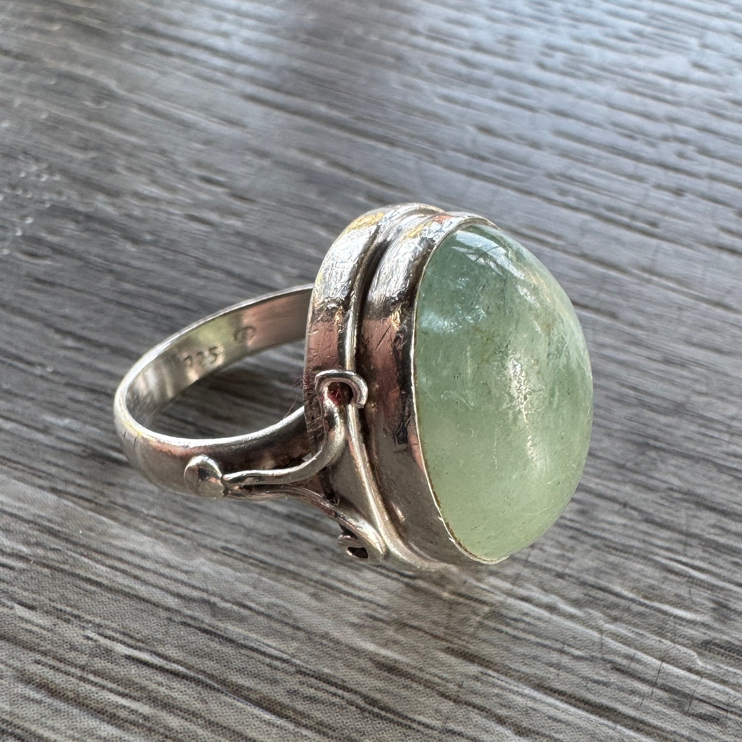 Bague en argent et pierre