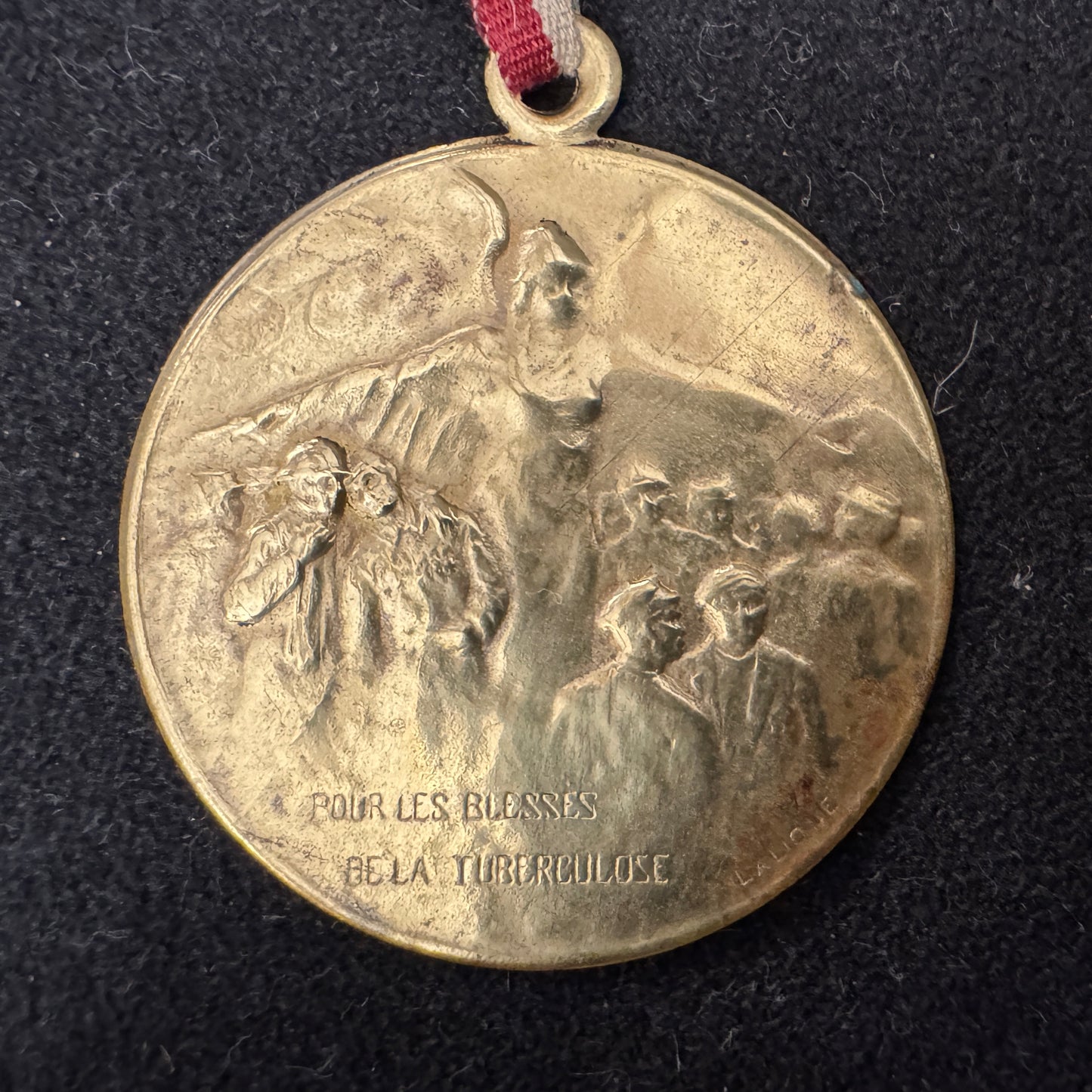 Médaille patriotique militaire par rené Lalique - « Pour les blessés de la tuberculose »