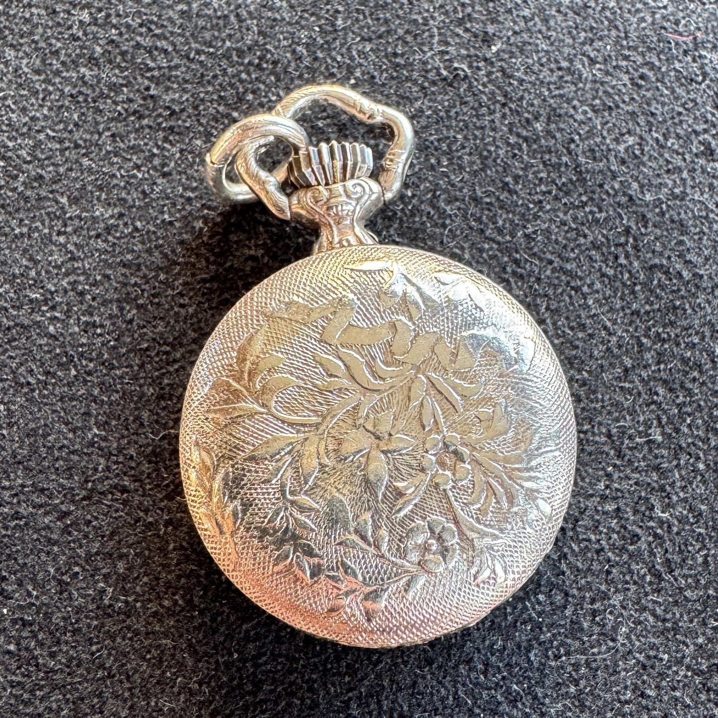 Montre de col mécanique FLAMOR - argent