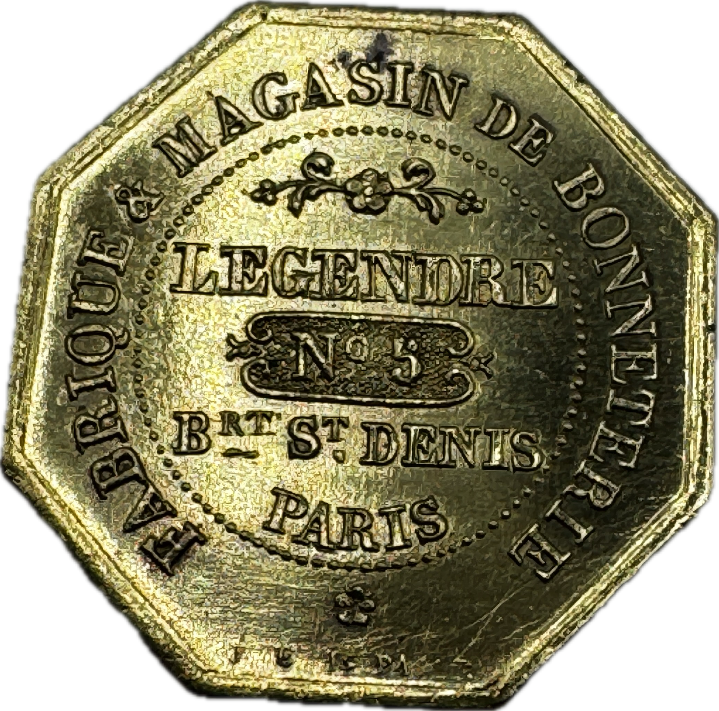 Jeton ancien « société Legendre Bonneterie PARIS »