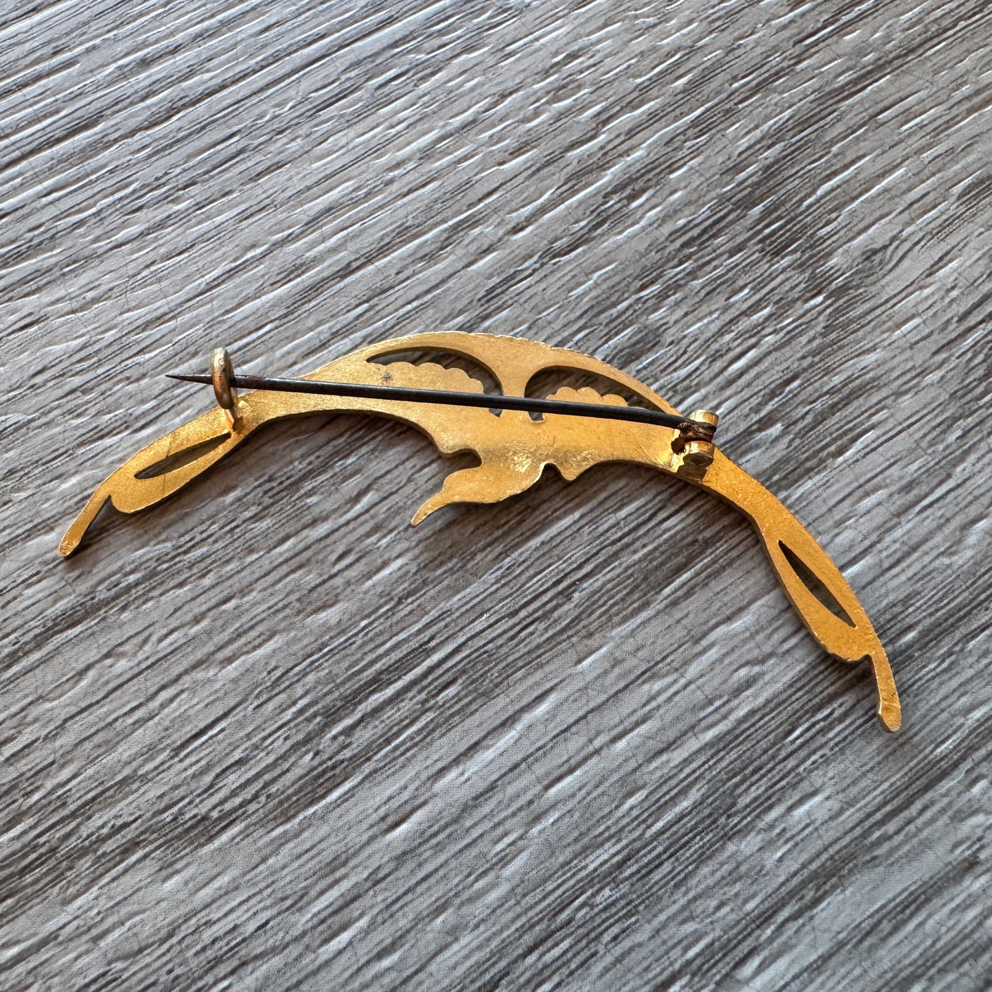 Broche ancienne Art Nouveau « albatros » - vers 1900