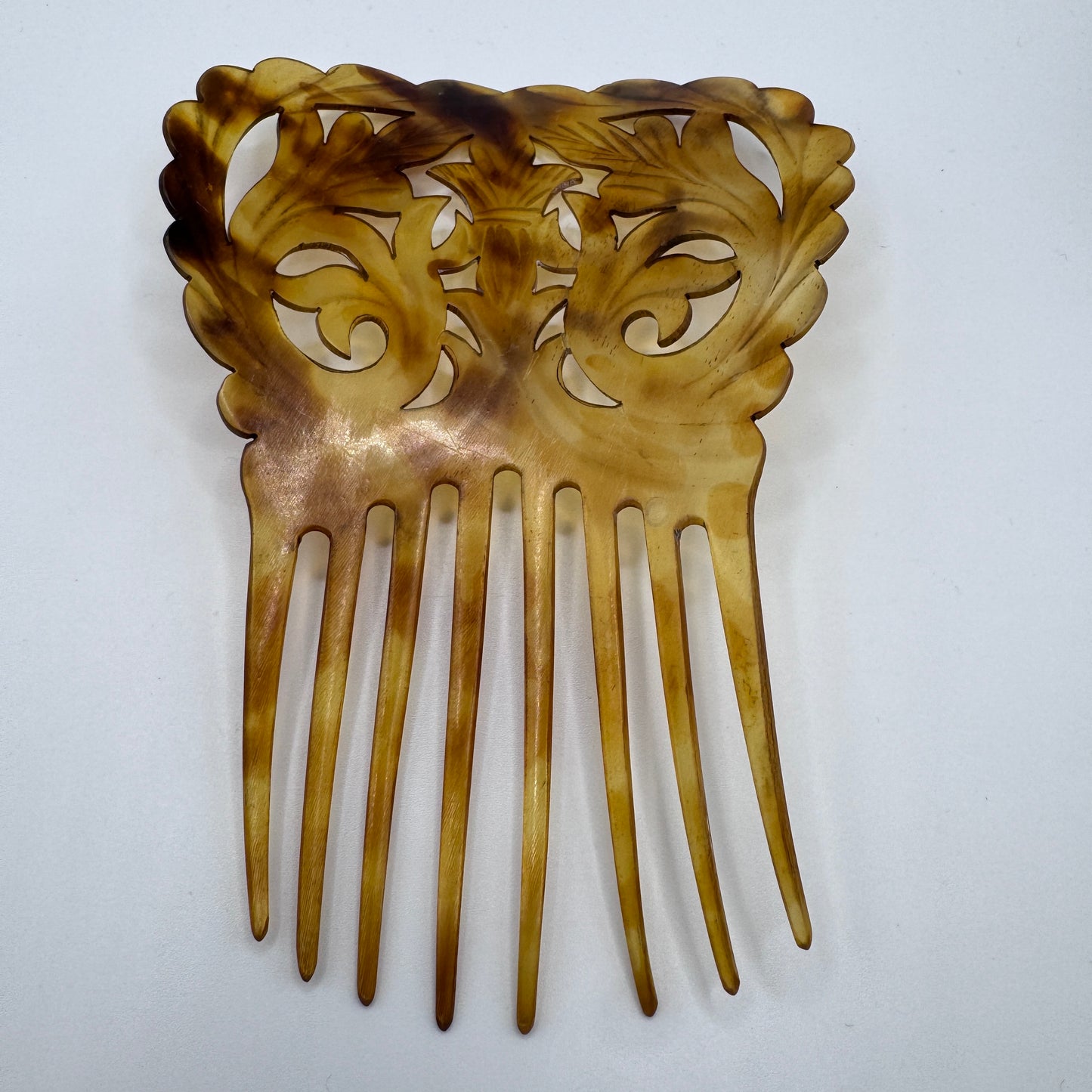Peigne à cheveux art deco - celluloïd