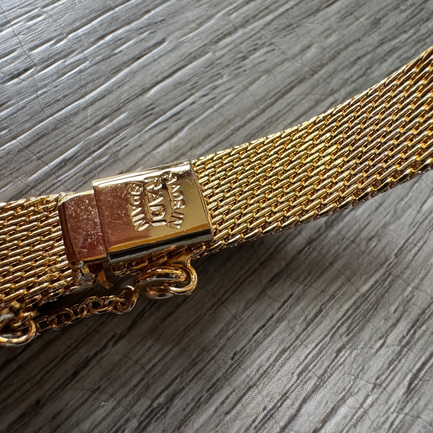 Bracelet vintage RADI - plaqué or Tolède