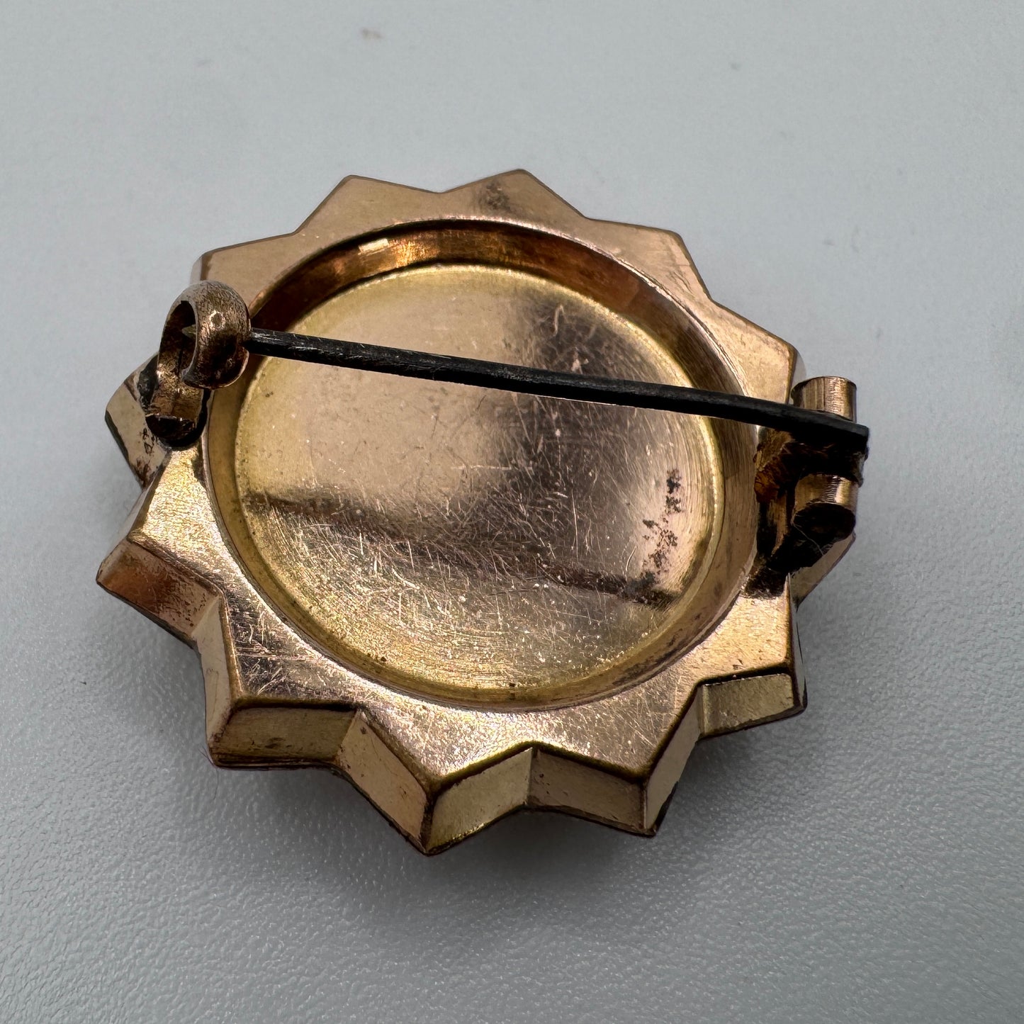 Broche ancienne vers 1900 - plaqué or