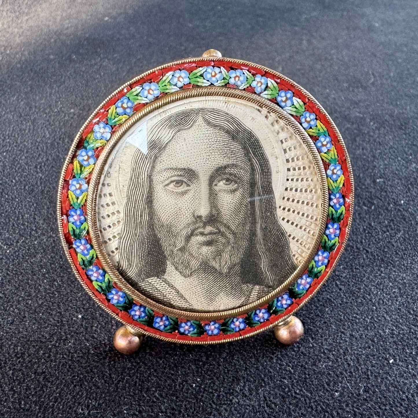 Cadre ancien Micro mosaïques - vers 1900