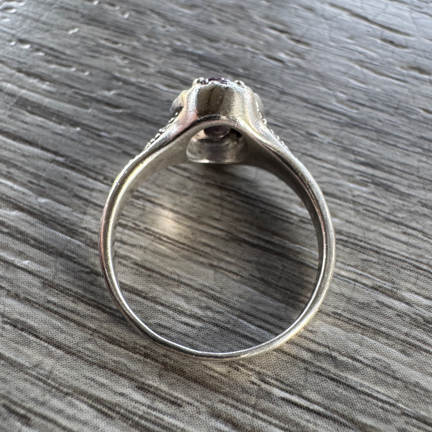 Bague en argent et brillants