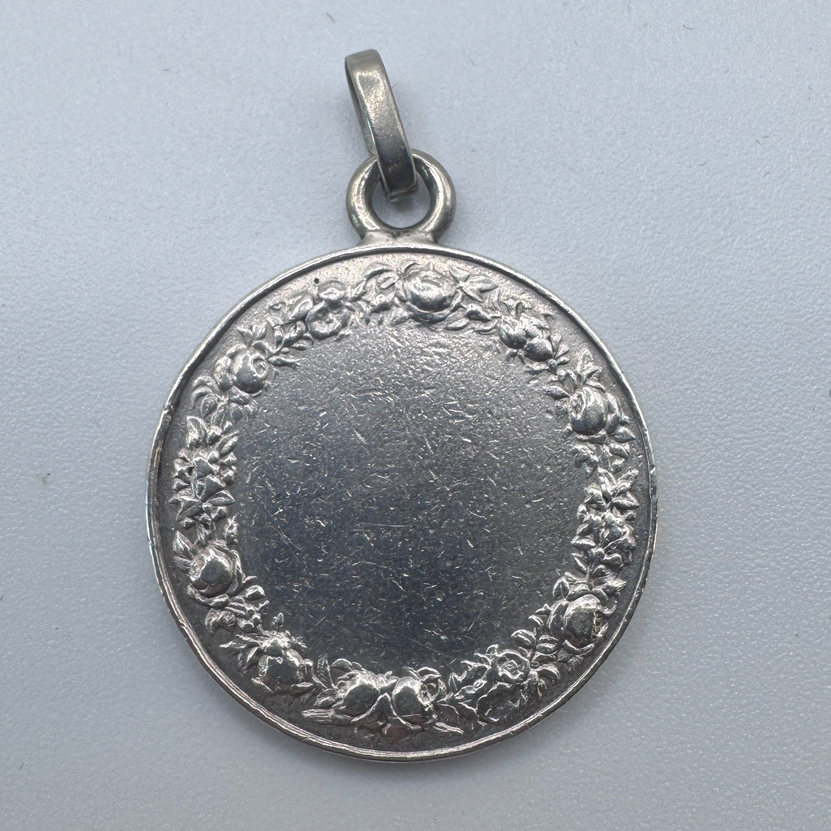 Medaille de mariage ancienne en argent