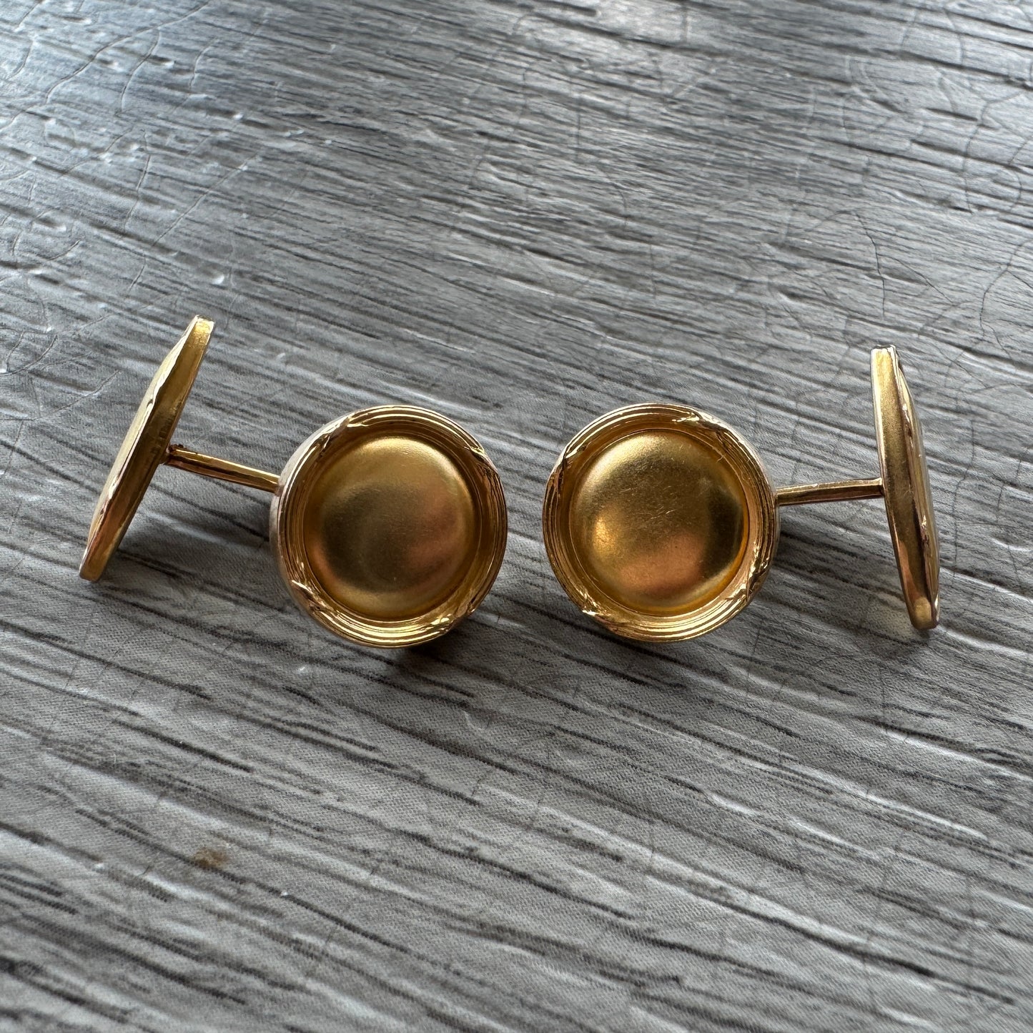 Boutons de manchettes - plaqué or FIX