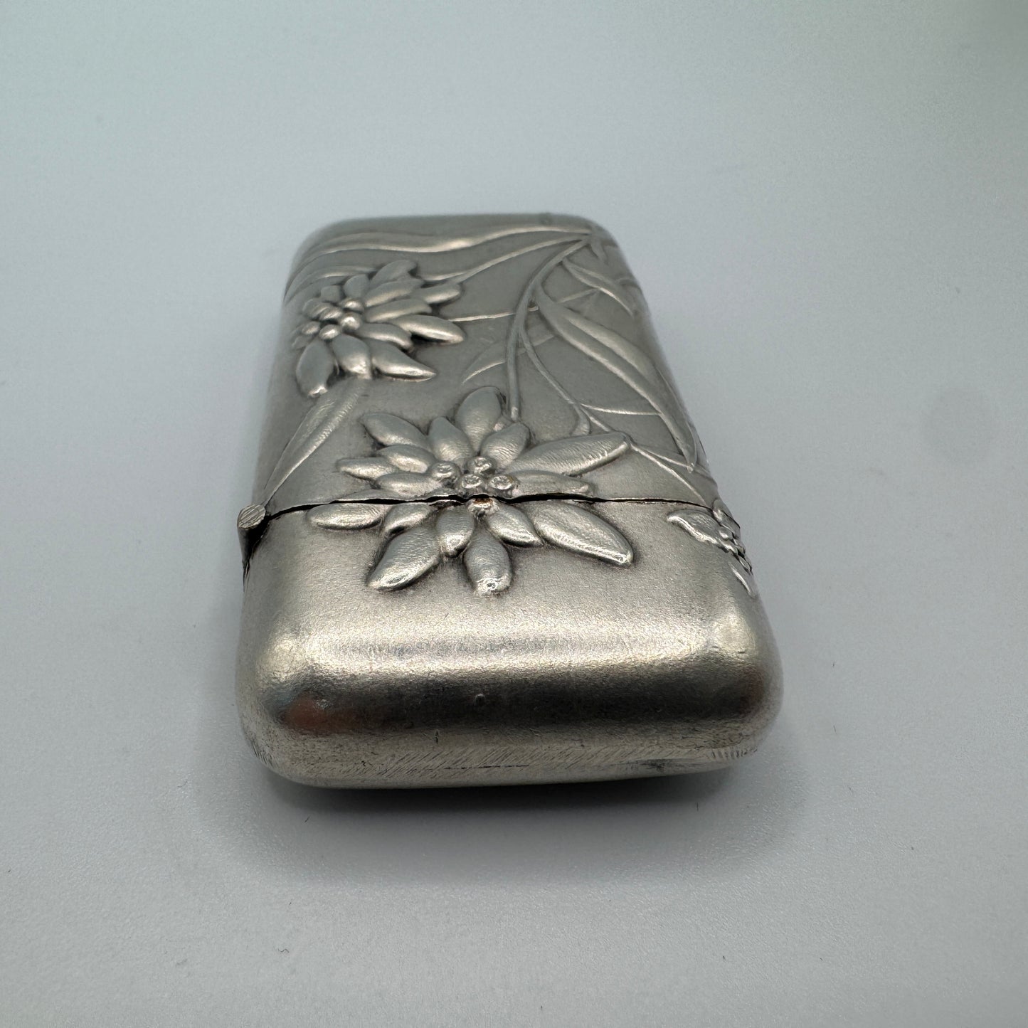 Pyrogène Ancien Art Nouveau « edelweiss » - métal argenté