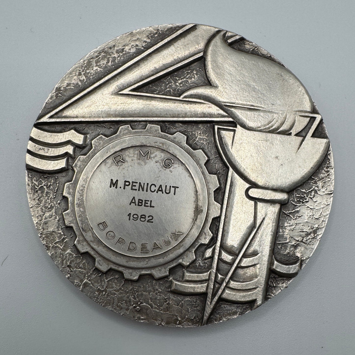 Médaille artistique en bronze argenté « Industrie de l’électricité » - par G. Simon