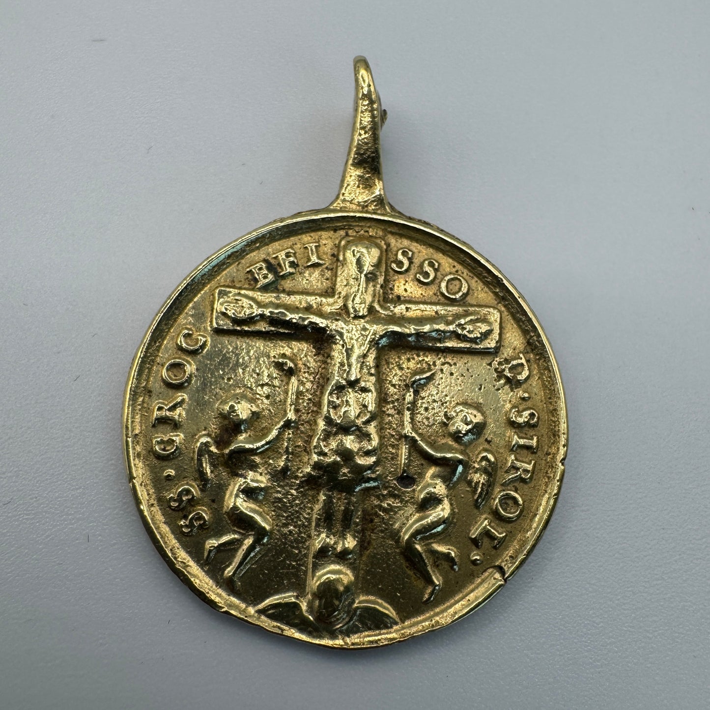 Médaille religieuse ancienne 18e - Sainte Maria Lavret