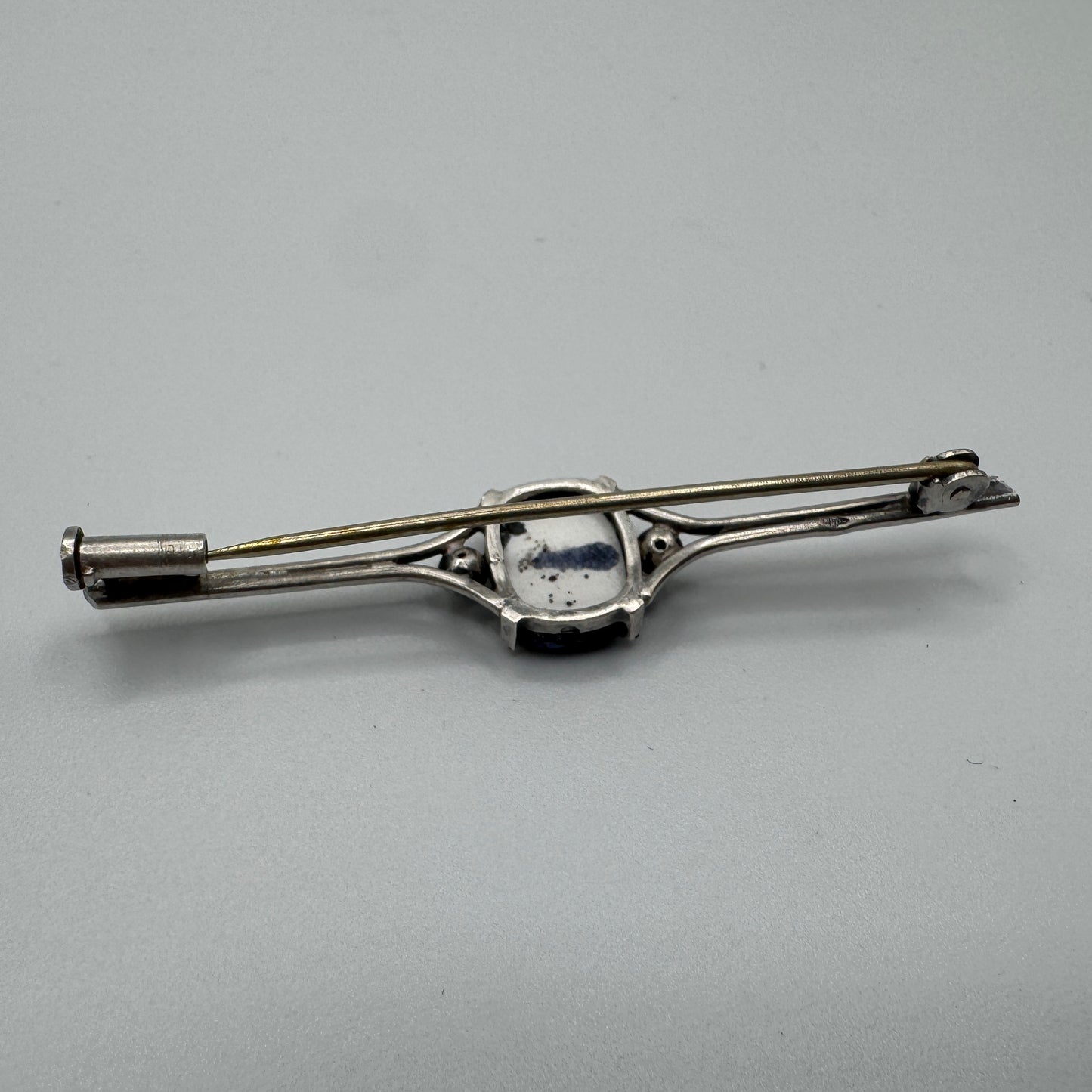 Rare broche ancienne en argent « Franc Maçonnerie »