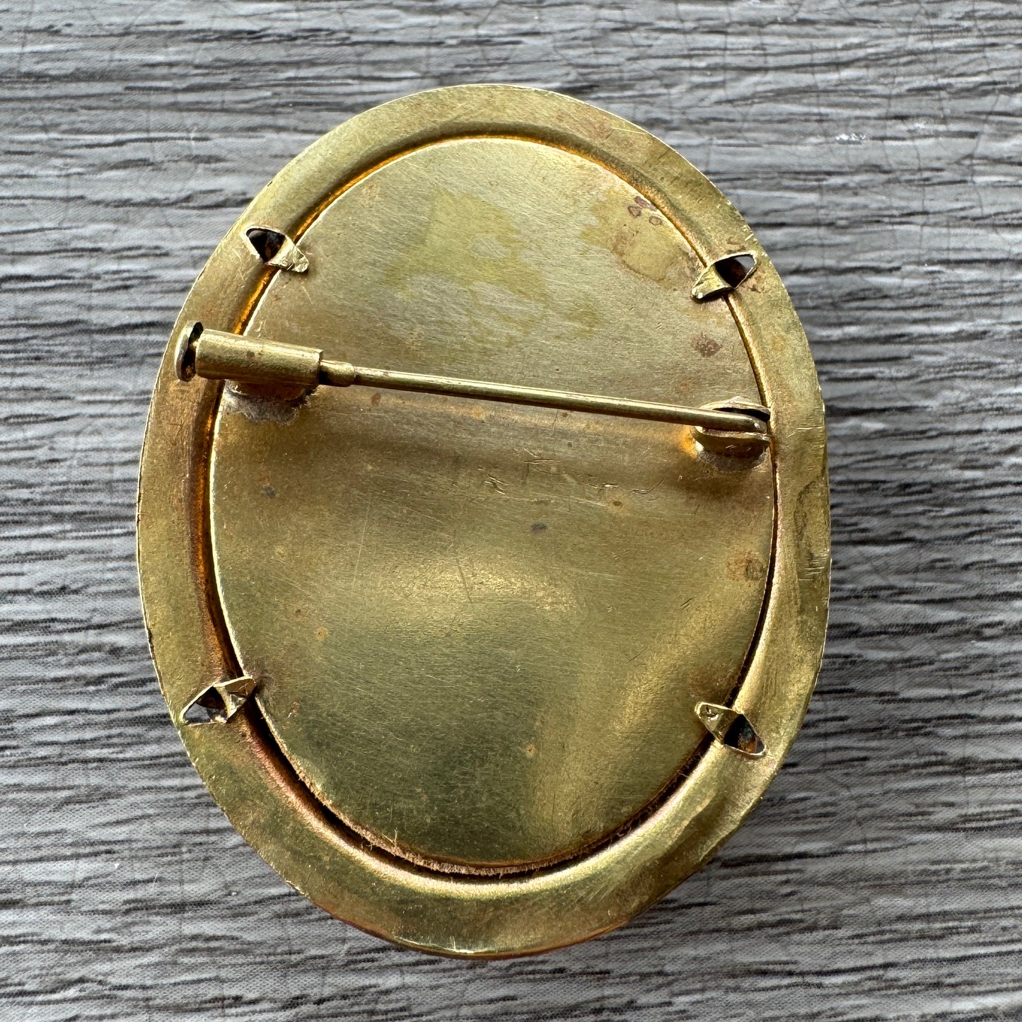 Broche ancienne porcelaine de Limoges « portrait L’ Aiglon »