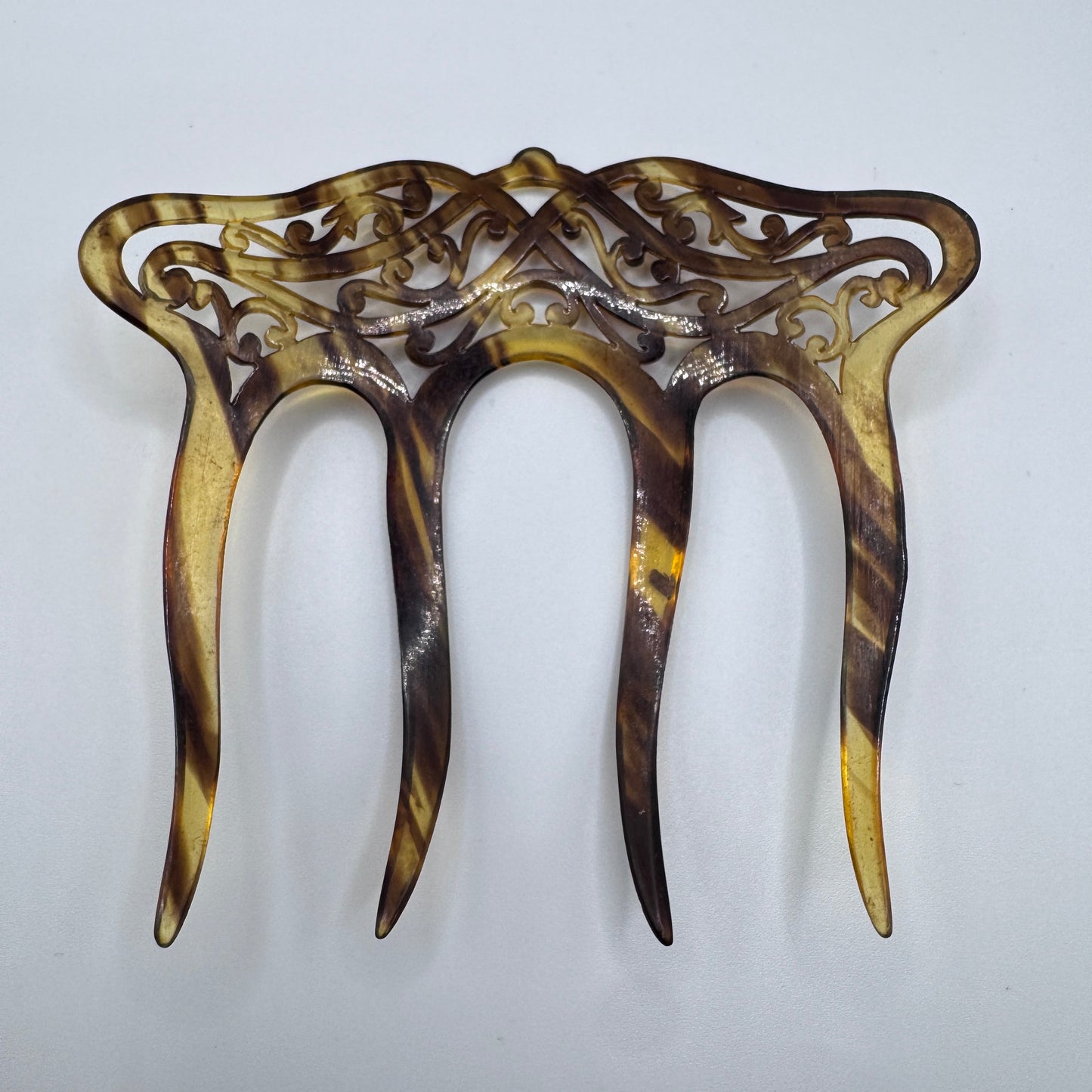 Peigne à cheveux art deco - celluloïd