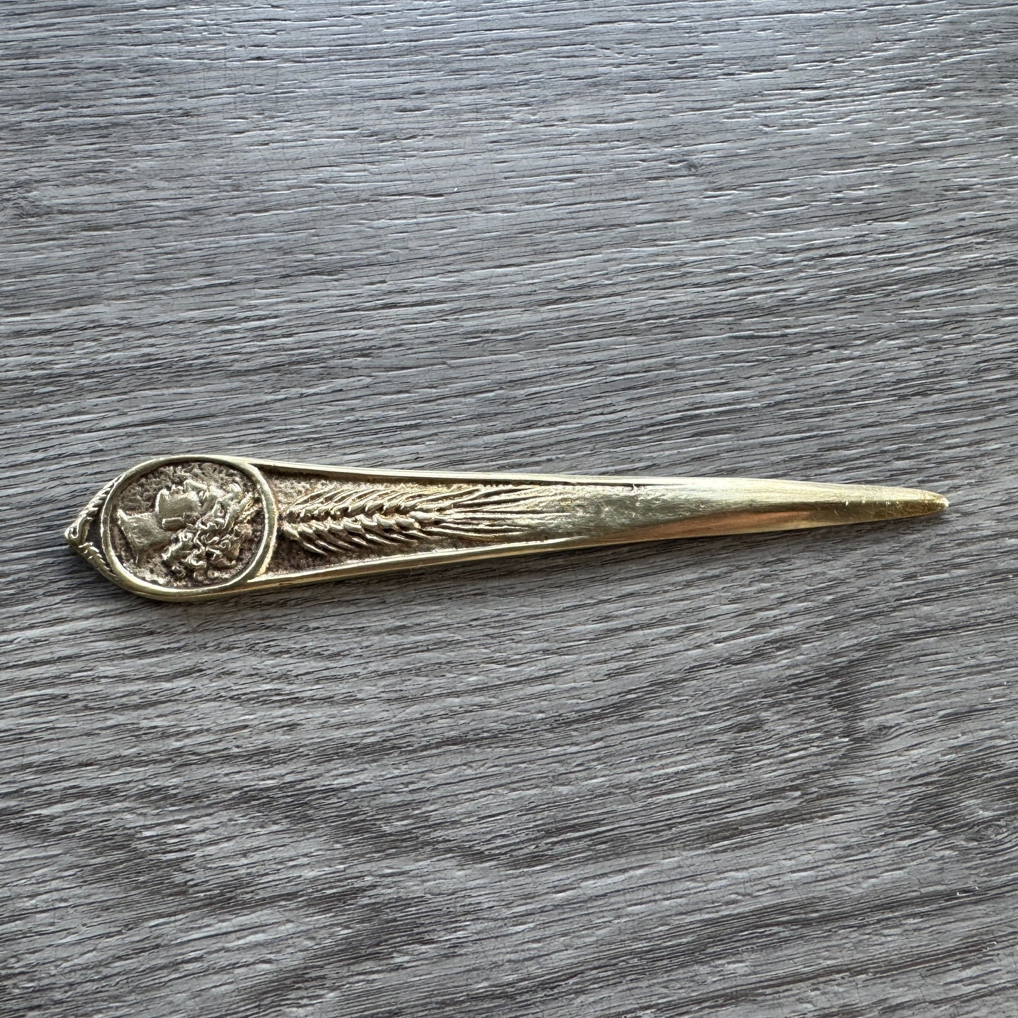 Coupe papier ancien en bronze - Max Le Verrier