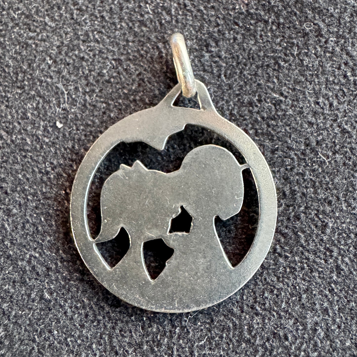 Pendentif en argent - Les amoureux de Peynet