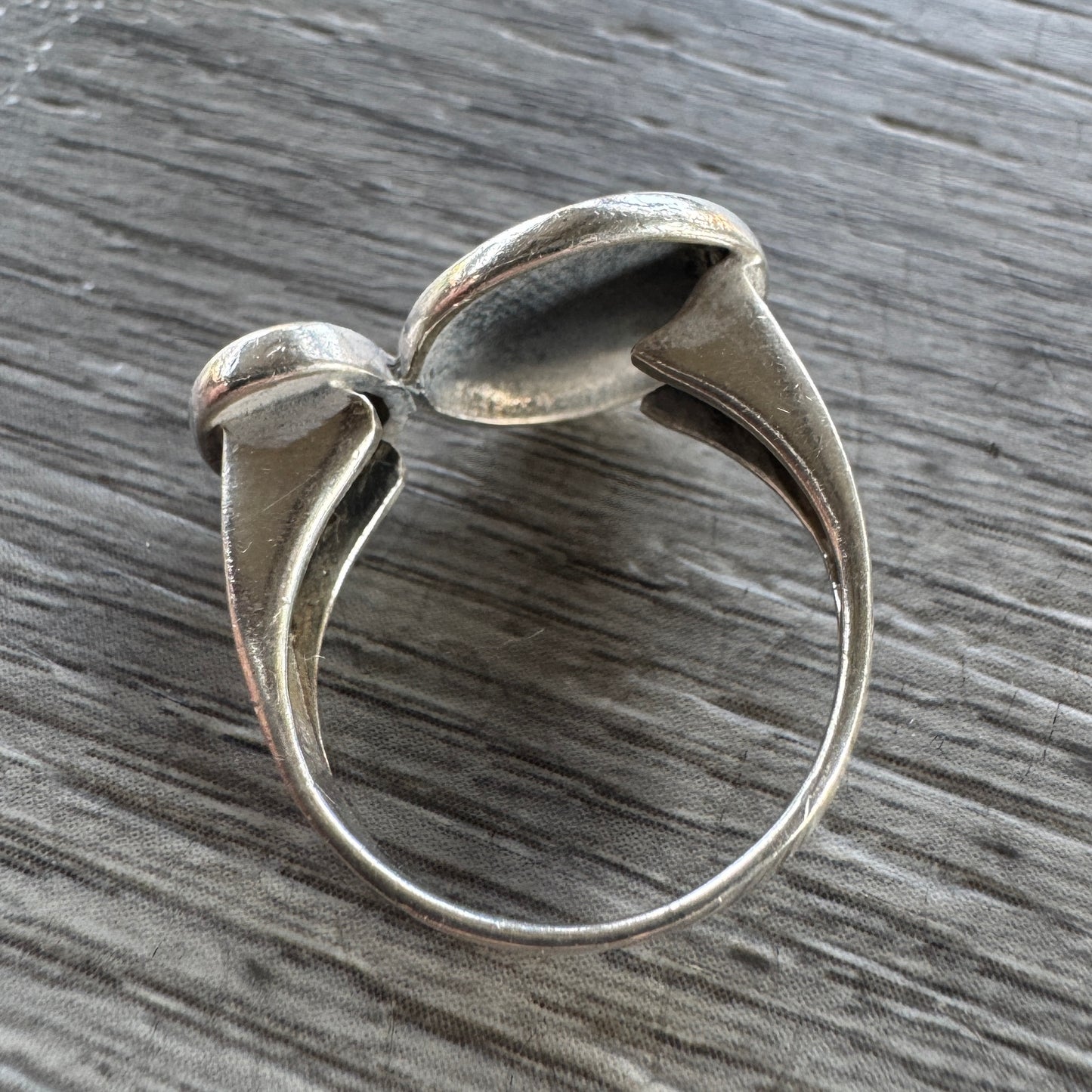 Bague en argent « Lune et etoile »