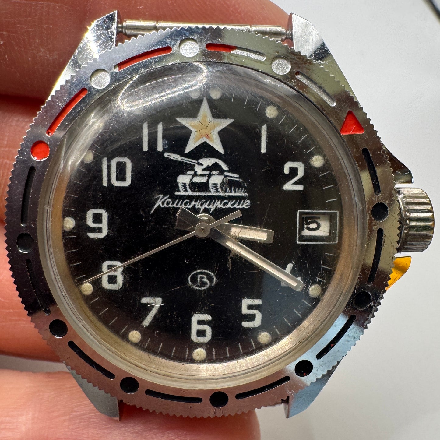 Montre mécanique ancienne de plongée - URSS