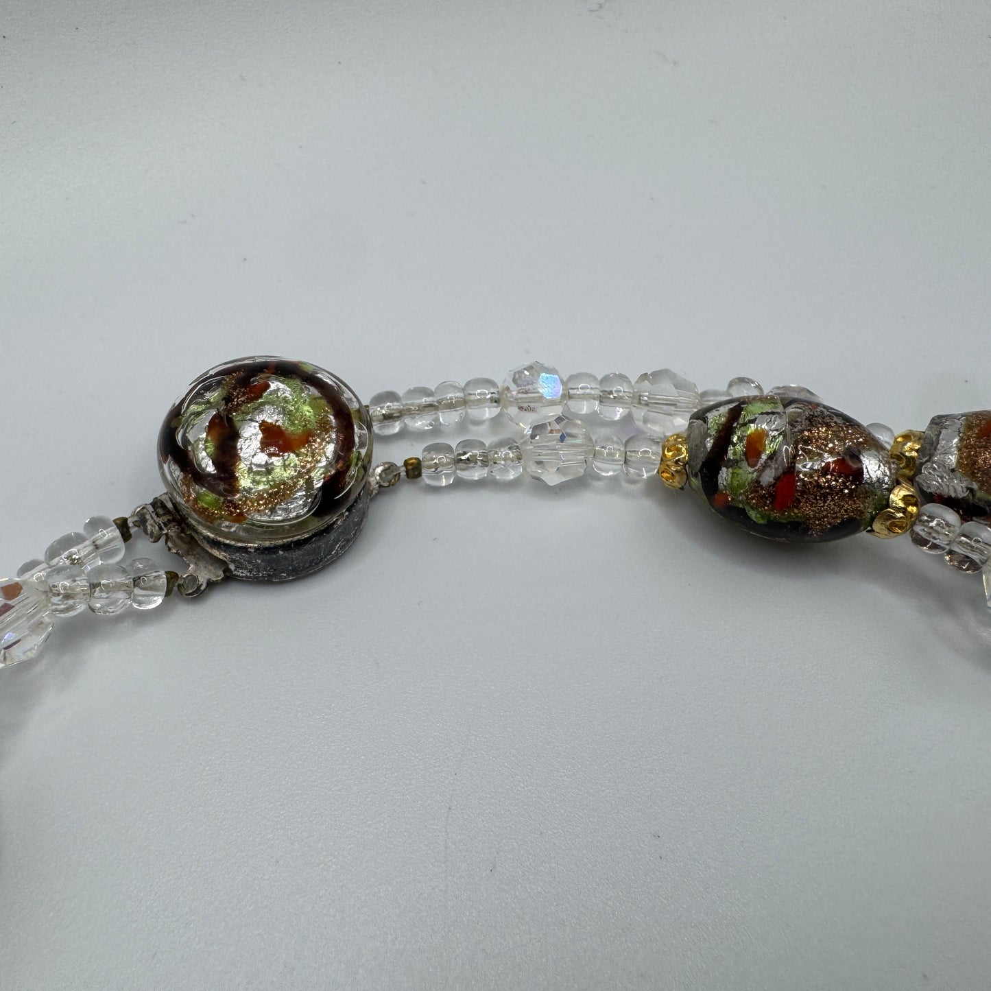 Collier vintage- perles de Murano - double rang