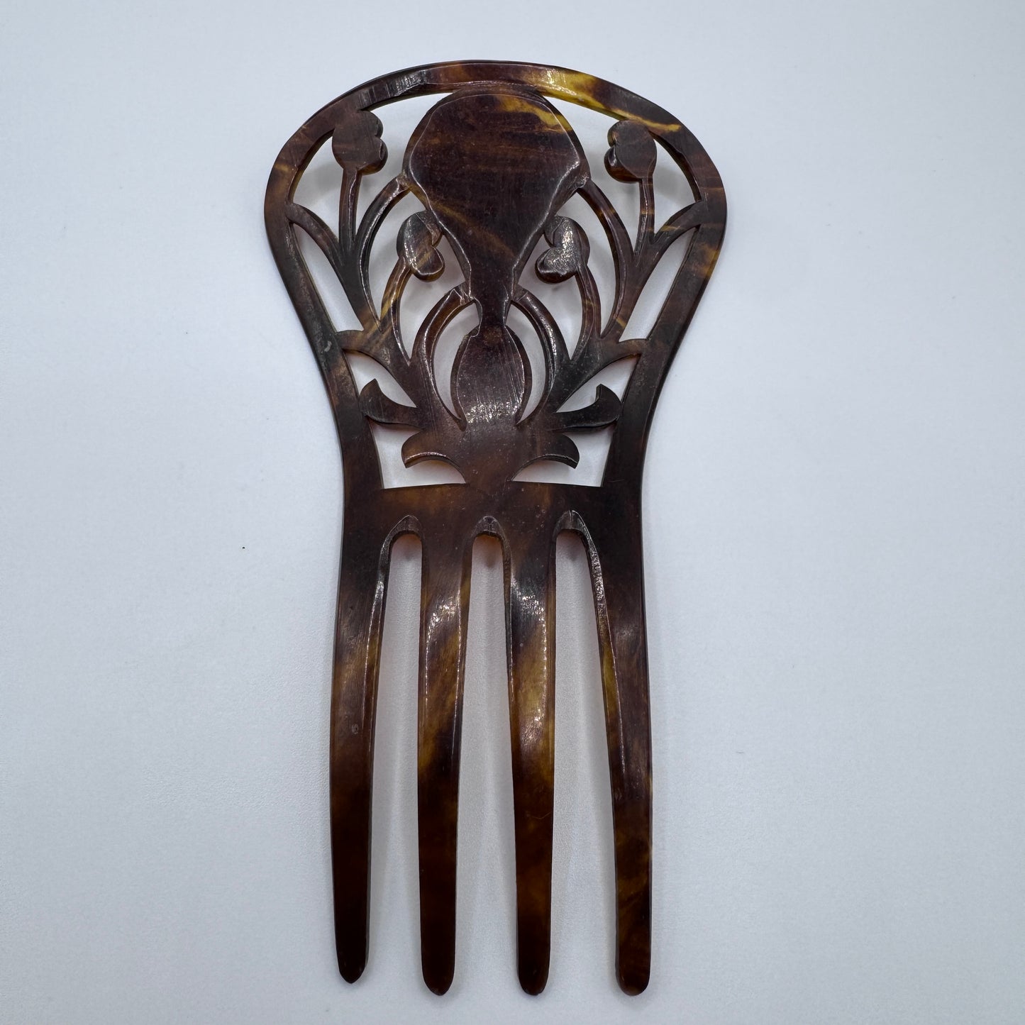 Petit Peigne à cheveux art deco - celluloïd