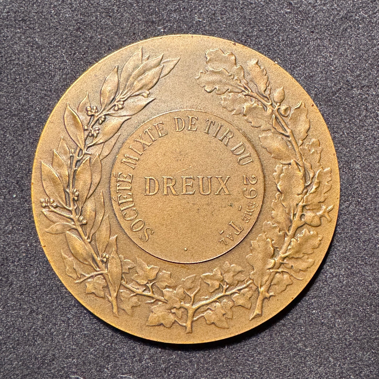 Médaille ancienne « concours de tir de Dreux » - par Henri Dubois