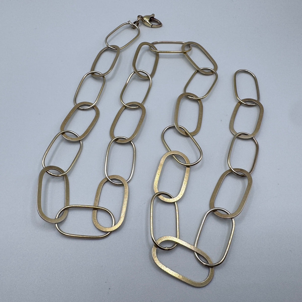 Superbe Collier Vintage modernisme - argent vermeil