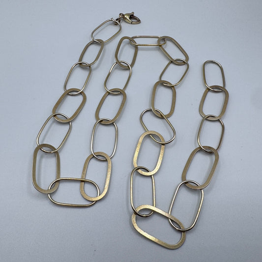 Superbe Collier Vintage modernisme - argent vermeil