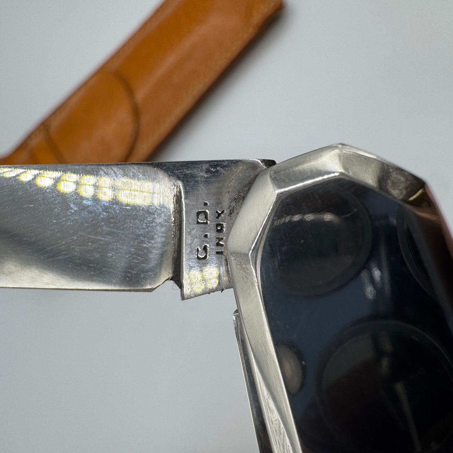 Superbe Couteau pliant ancien multifonctions années 50 - signé G.D