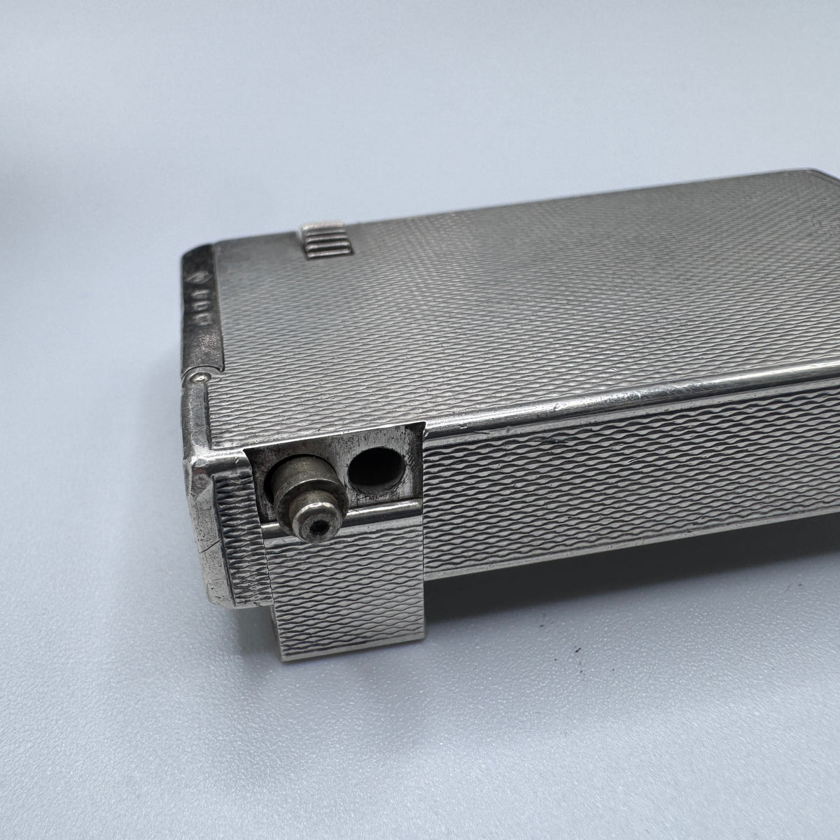 Rare briquet DUNHILL BROADBOY MK1 - argent massif