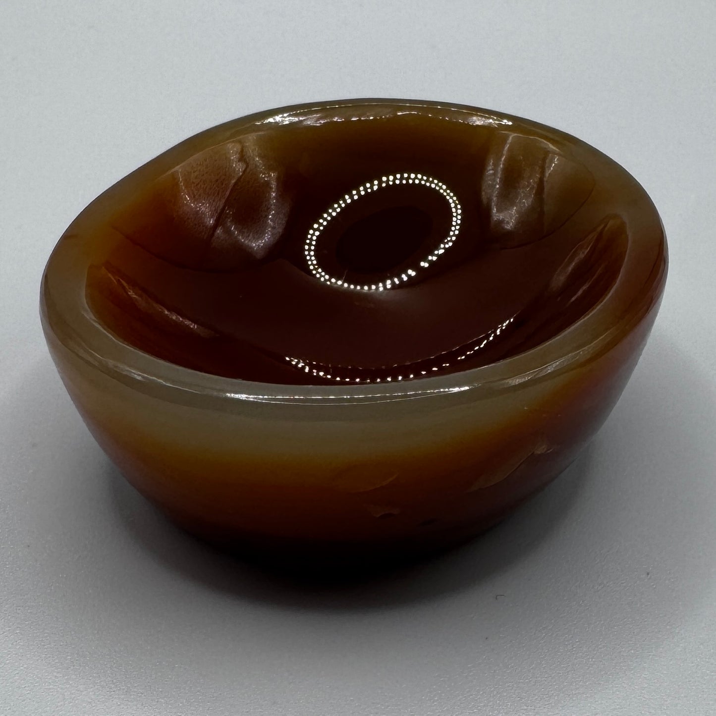 Sculpture ancienne en pierre cornaline - vide poche baguier