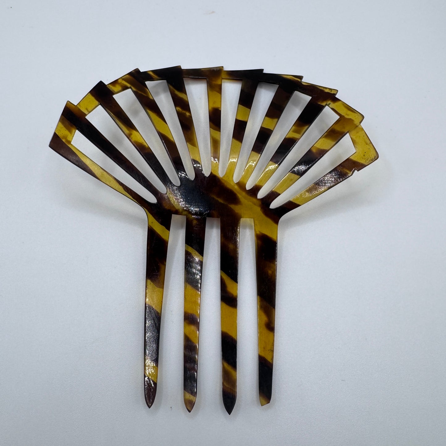 Peigne à cheveux art deco - celluloïd