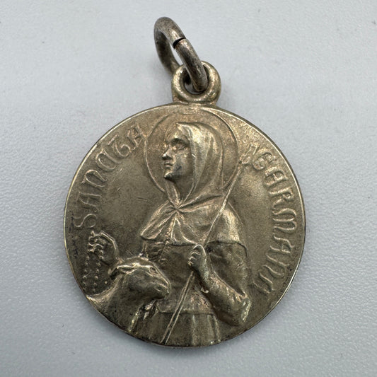 Médaille religieuse ancienne « Sainte Germaine »