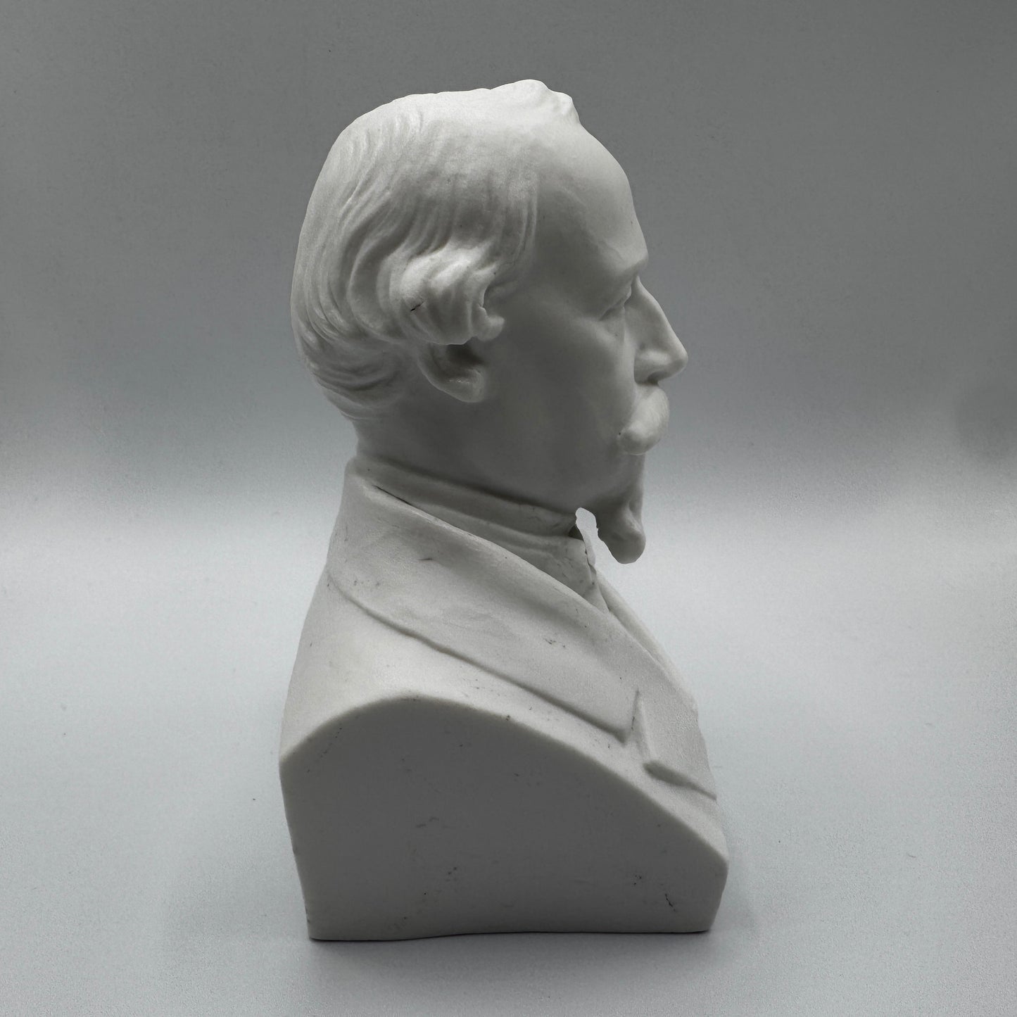 Buste XIXeme en biscuit - Napoleon III