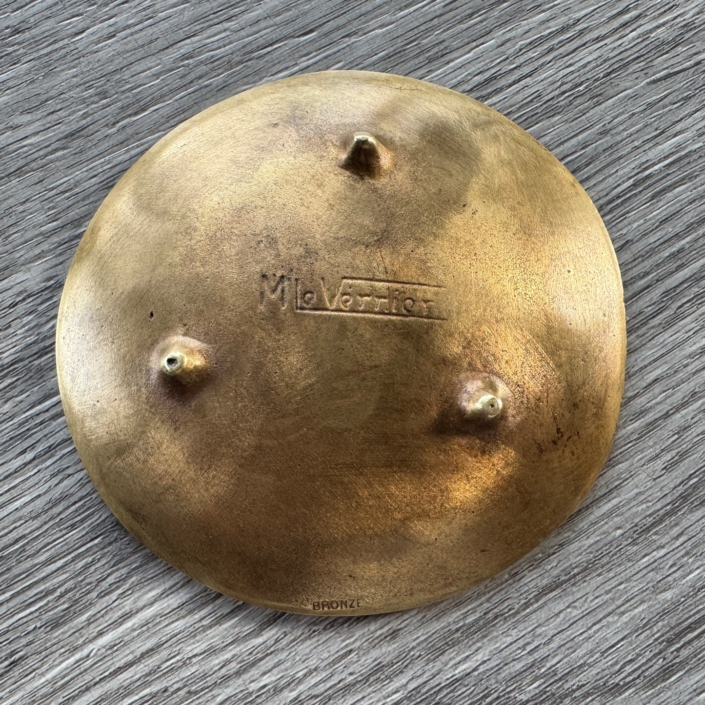 Sculpture et bronze - vide poche Max Le Verrier