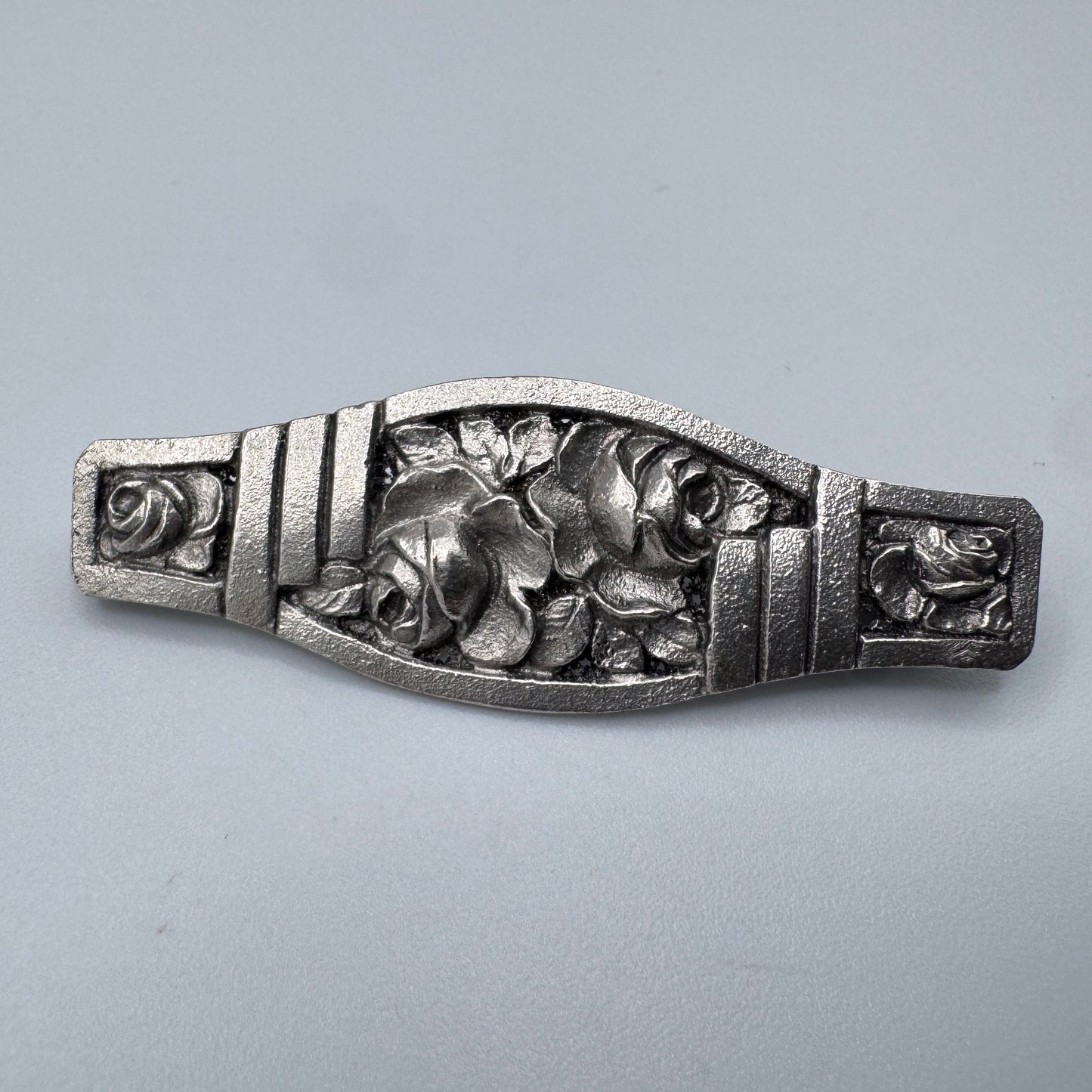 Broche ancienne Art deco - argent massif
