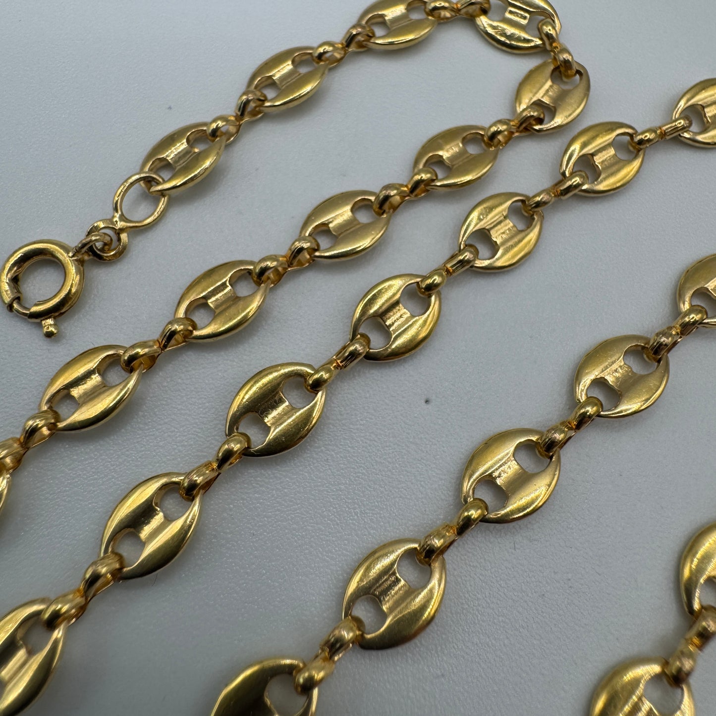 Collier vintage « grains de café » - plaqué or