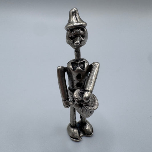 Figurine articulée en argent 800/1000 « Pinocchio »