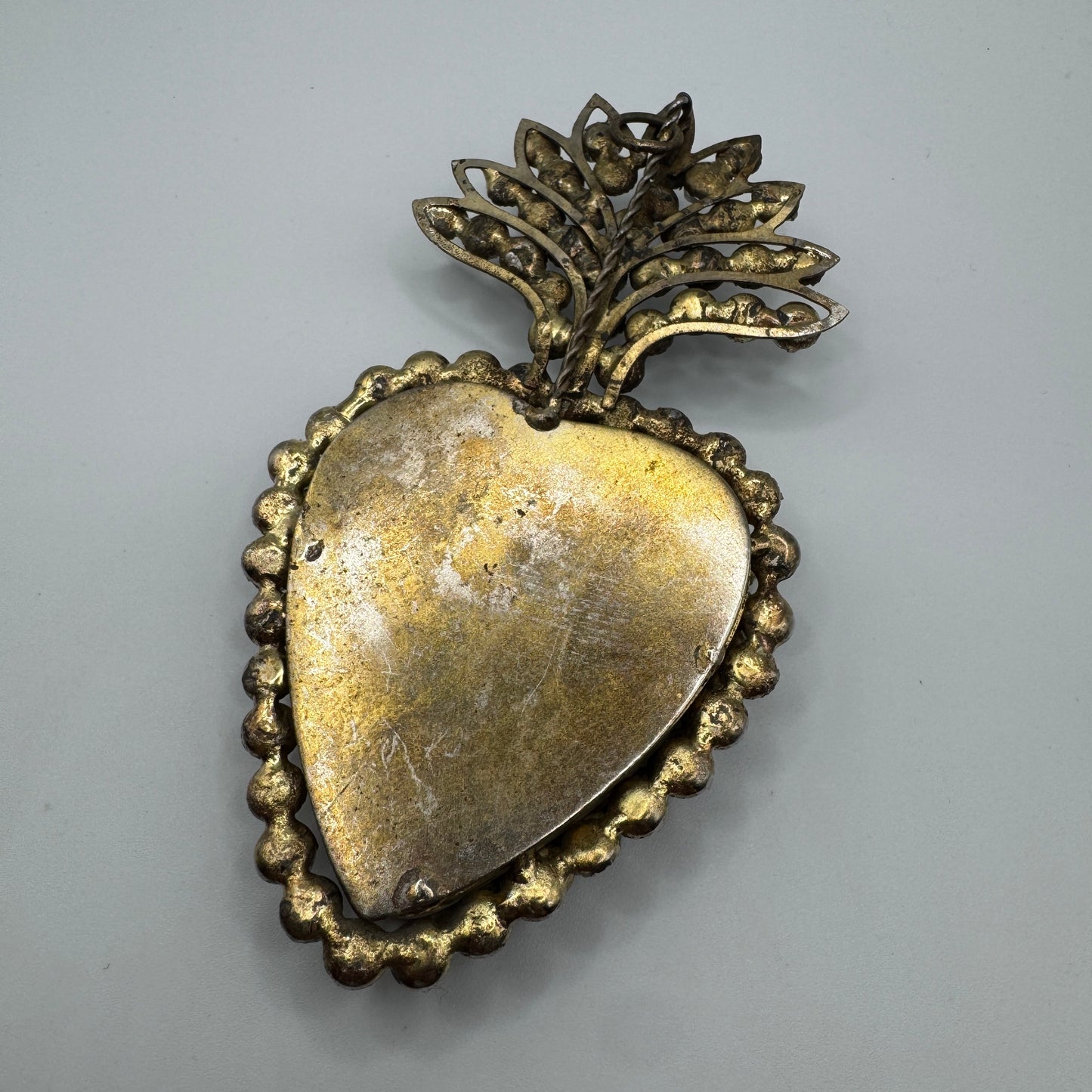 Porte Reliquaire ancien Napoleon III - ex voto - Coeur Sacré de Marie
