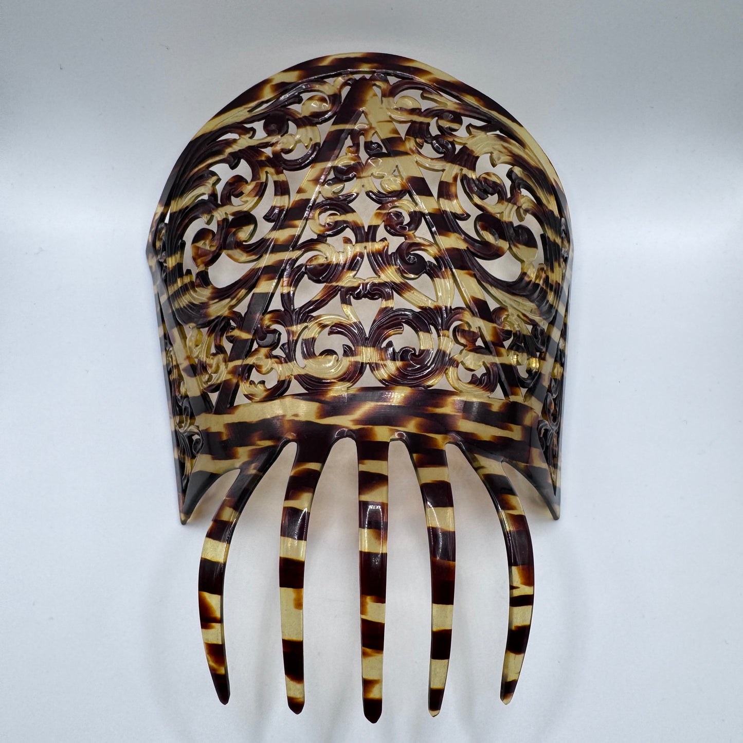 Peigne à cheveux art deco - celluloïd