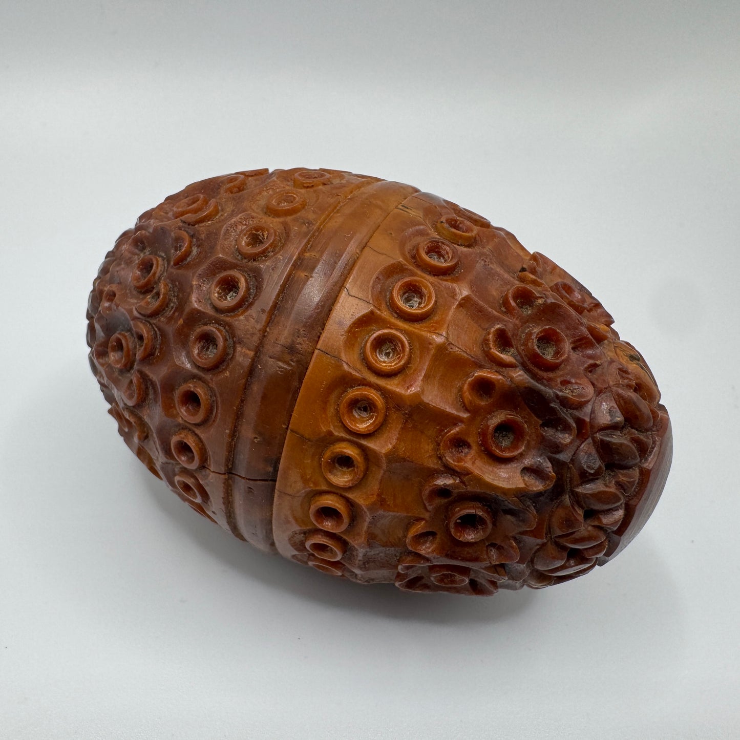 Écrin à Chapelet ancien en Corozo
