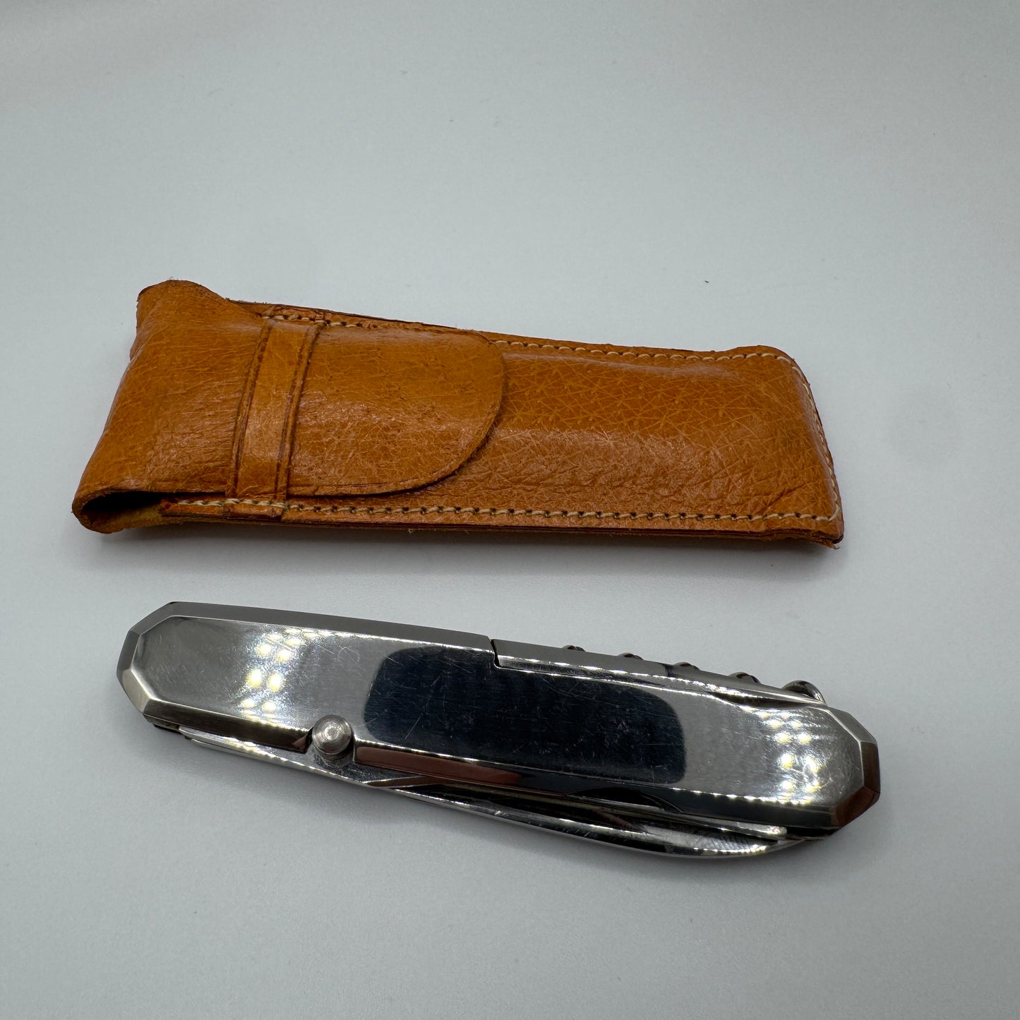 Superbe Couteau pliant ancien multifonctions années 50 - signé G.D