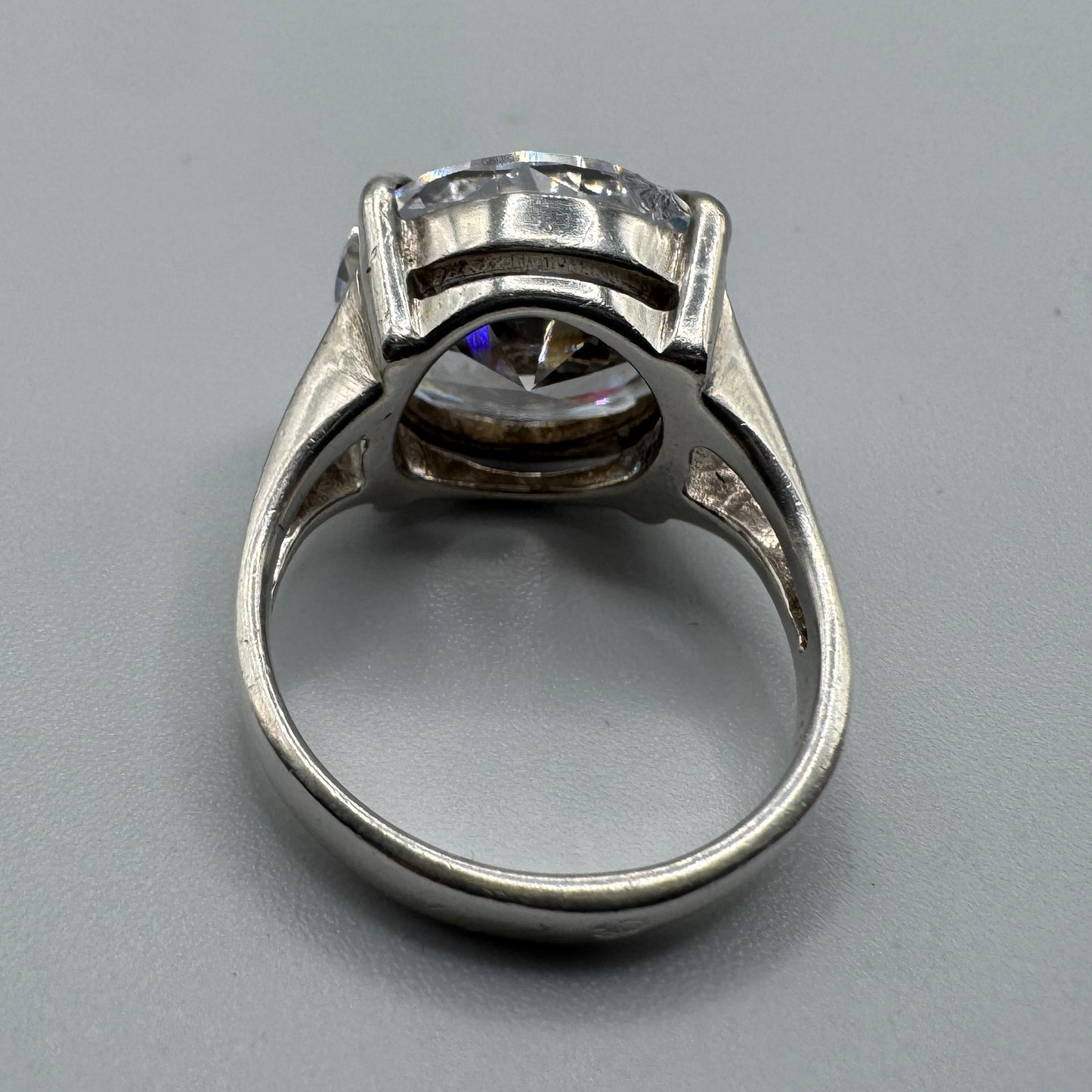 Superbe Bague argent et cristal