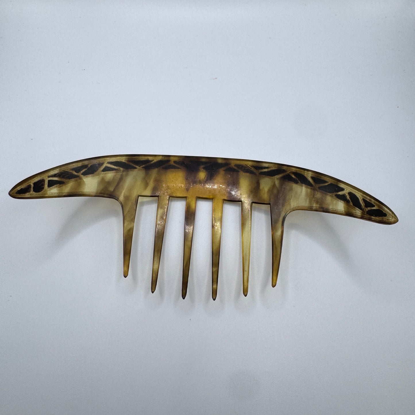 Peigne à cheveux art deco - celluloïd