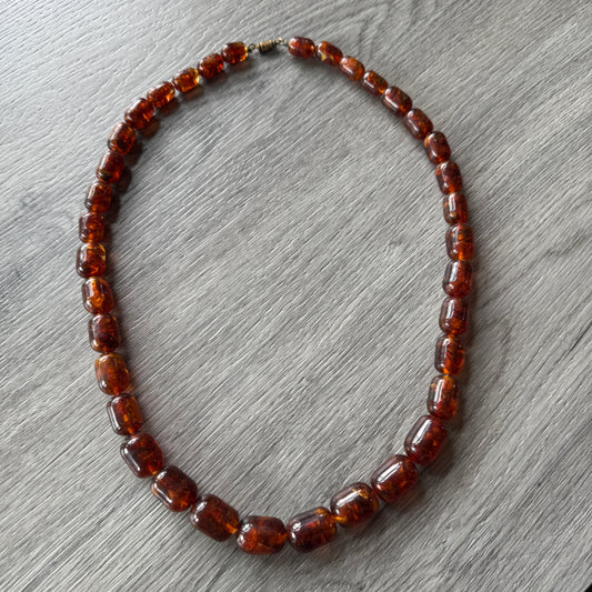 Grand Collier ancien en ambre