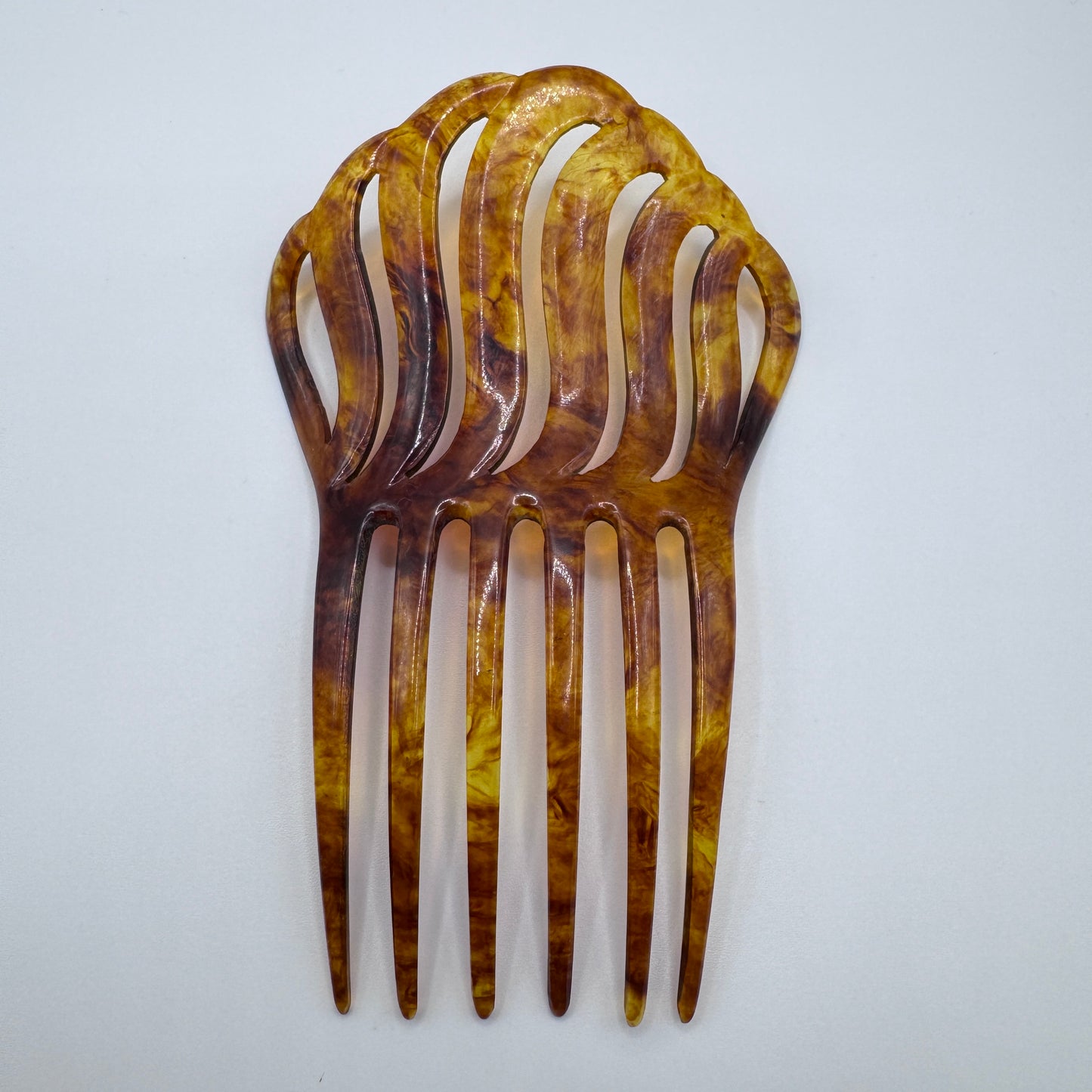 Peigne à cheveux art deco - celluloïd