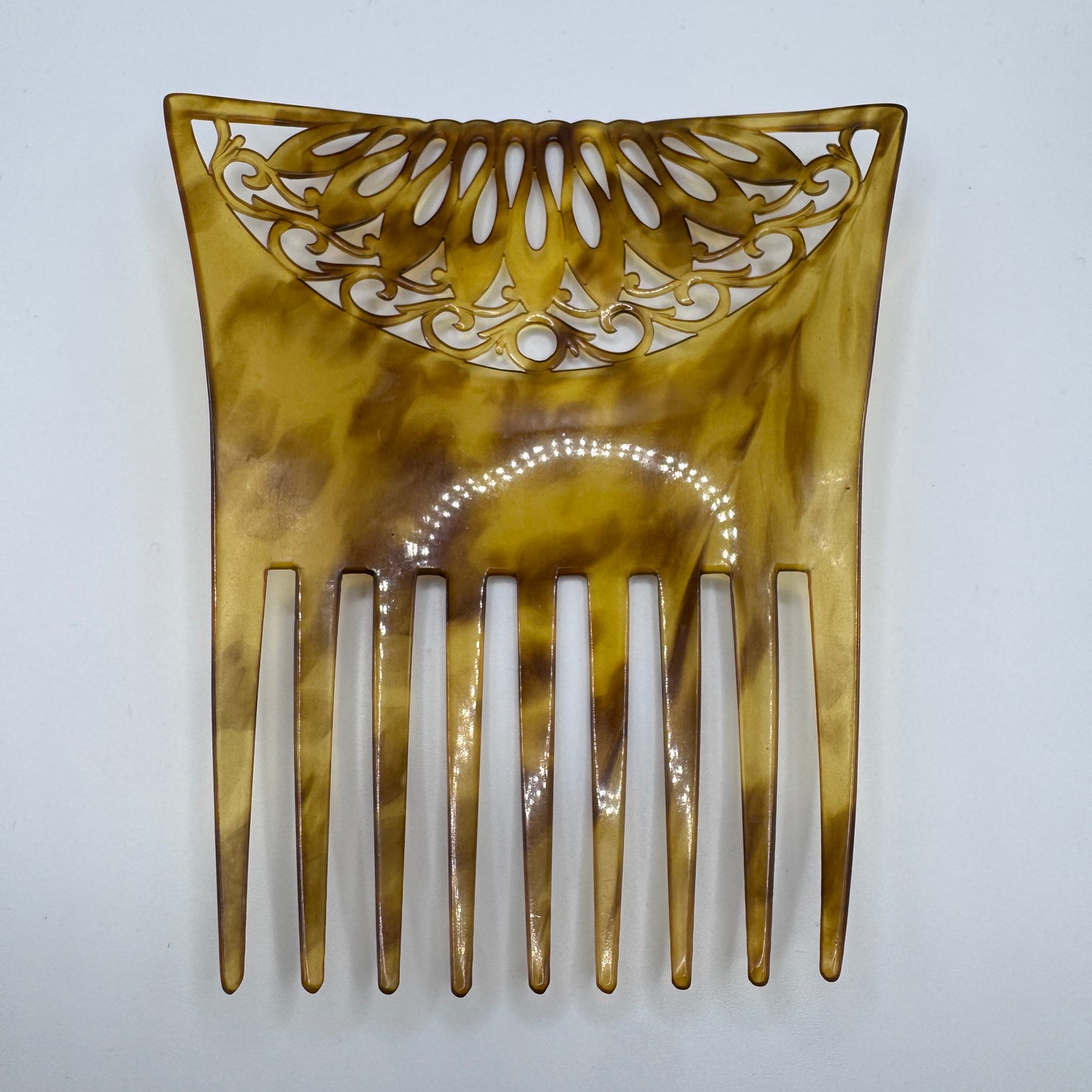 Peigne à cheveux art deco - celluloïd